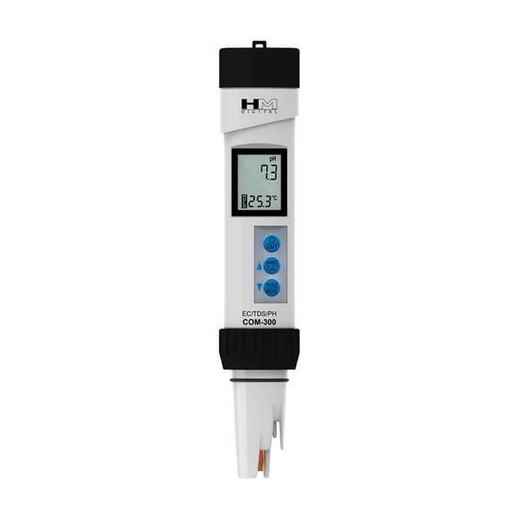 Medidor HM Digital COM-300 pH TDS EC Temperatura resistente al agua