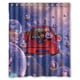 thumbnail image 1 of Cortina de ducha "Aliens Drive Me Crazy" con ganchos (60 x 72 pulgadas), 1 of 3