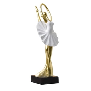 Bothyi - Bailarina Resina Estatuas Figuras Bailarina De Ballet Esculturas Cumpleaños Estilo Creativo A 11X11X37.5Cm