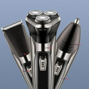 Line - Máquina De Afeitar 3 En 1 Recargable Inalámbrica Usb Color Plateada