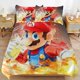 thumbnail image 1 of Super Mario 3-Piece Comforter Set for Bedroom Super Mario Bedding Set for Kids Adults Soft Microfiber Duvet Cover Set with Zipper Closure, 1 of 5