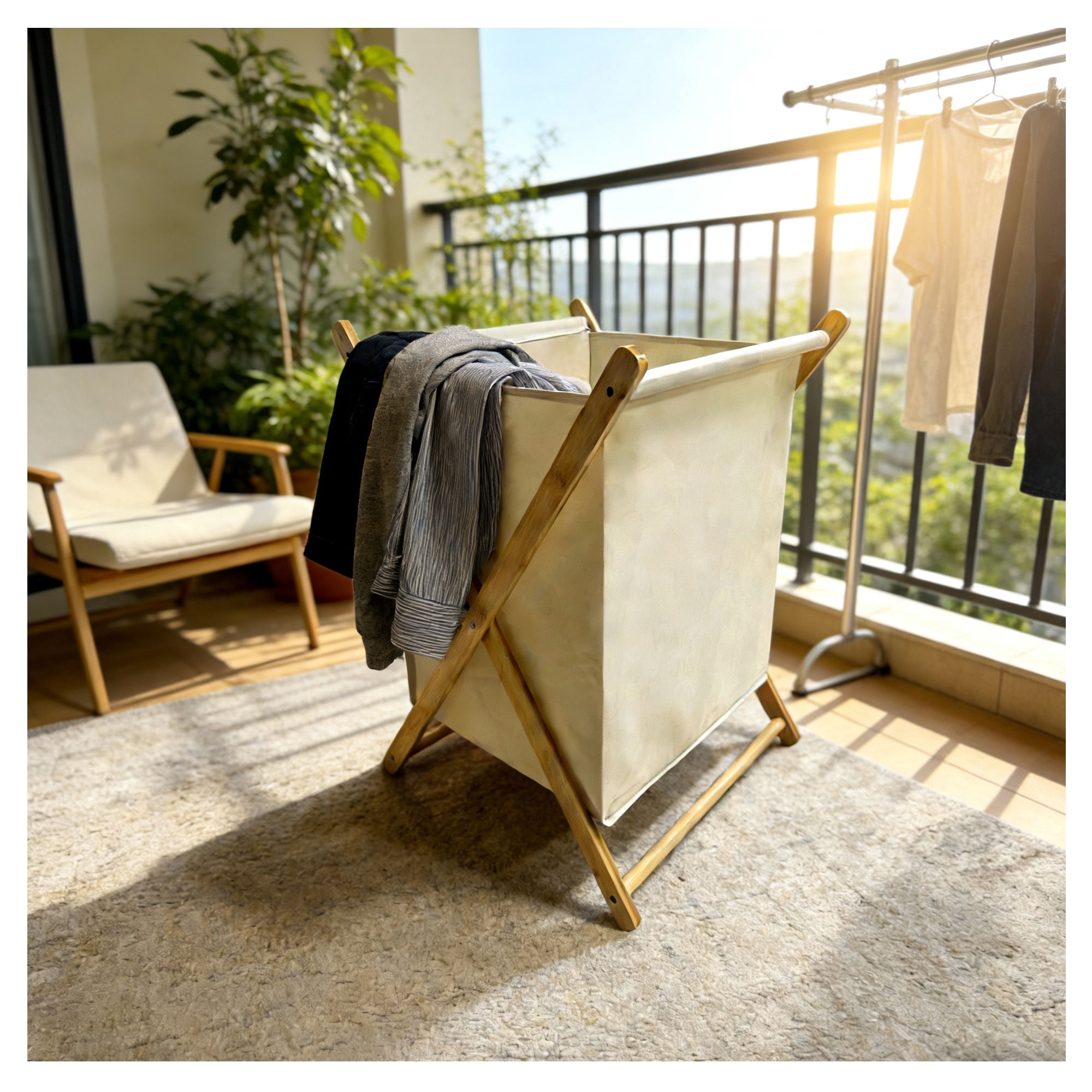 Mainstays - Canasto 64X49Cm Bamboo