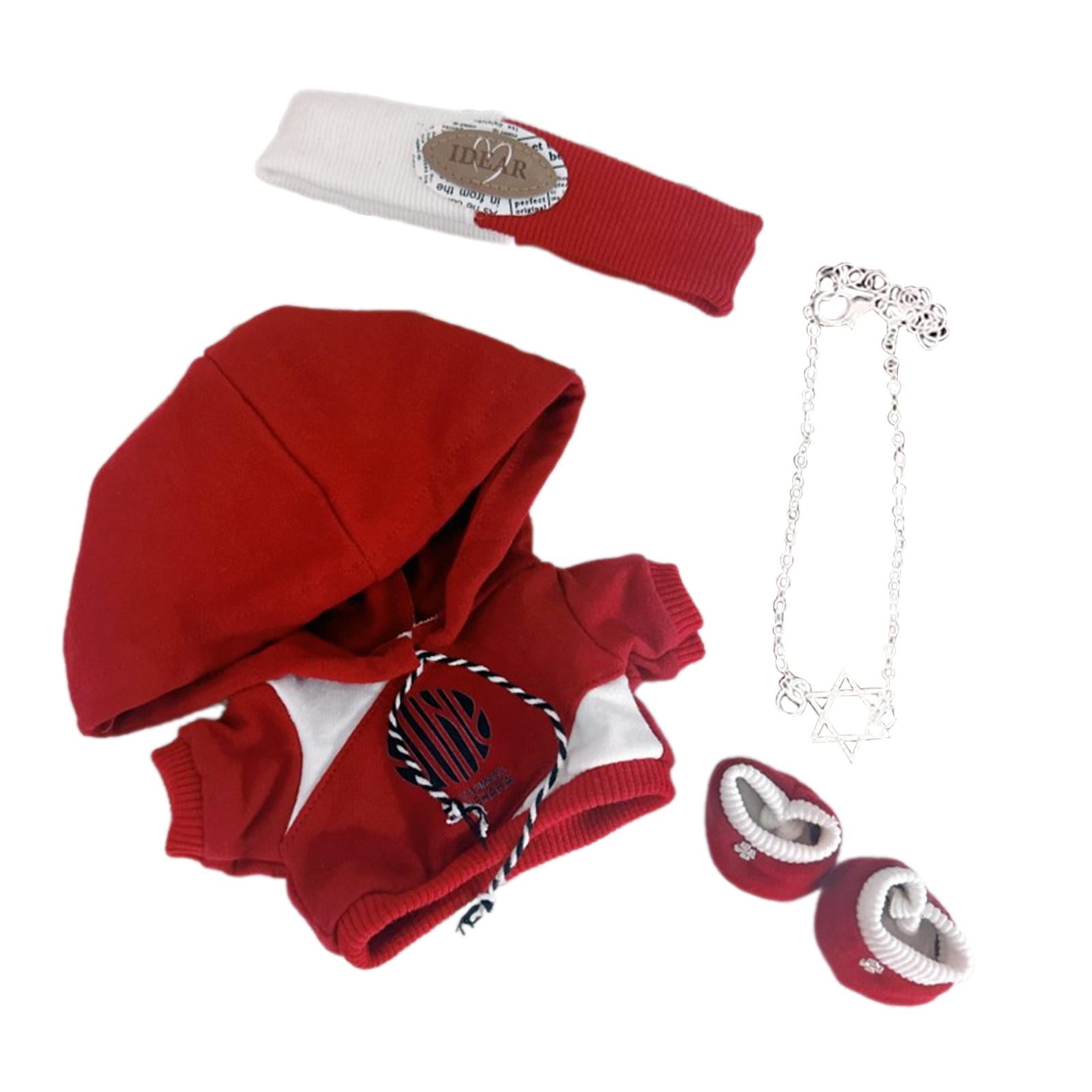 Pack De 4 Prendas De Ropa Para Muñecas De 15-17cm - Camiseta Blanca, Chaleco Negro, Pantalón Y Collar De Corazón - Accesorios Para Muñecos 1ra/2da/3ra Generación De Papel Pack De 4 Prendas De Ropa Para Muñecas De 15-17cm - Camiseta Blanca, Chaleco Negro, Pantalón Y Collar De Corazón - Accesorios Para Muñecos 1ra/2da/3ra Generación De Papel