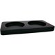 thumbnail image 1 of Bandeja rectangular WOHENI 18,5 x 9 x 1,5 cm negro de madera, 1 of 6