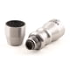 thumbnail image 3 of Herramienta Cuetec 3 en 1 para punta de taco Bowtie con raspador y moldeador, color plata, 3 of 3