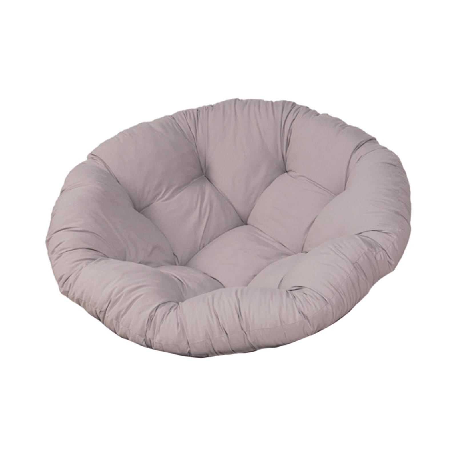 Ioensy - Cojín Colgante Para Silla De Exterior Con Forma De Huevo, Para Balcón Y Sala De Estar, Color Gris.