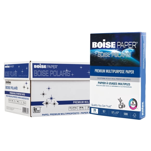 Papel para impresora Boise POLARIS 28 × 43 cm 5 resmas