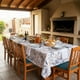thumbnail image 2 of Mantel Antimanchas Floral 180X280 cm, 2 of 4