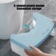 thumbnail image 2 of Taburete plegable de plástico resistente para adultos, ideal para ahorrar espacio, ideal para el baño, antideslizante, ideal para asistir en el inodoro. Regalos de Navidad para personas mayores., 2 of 5