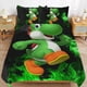 thumbnail image 1 of Super Mario Yoshi Duvet Cover Set, 3 Piece Bedding Set Decorative Comforter Cover Set, 1 of 3