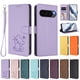 thumbnail image 3 of Funda de Gato tipo Libro para Google Pixel 9 Pro XL 5G, Lila Claro, 3 of 6