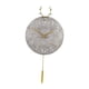 thumbnail image 1 of Reloj De Pared Con Figura De Cabeza De Ciervo De 12.0 In, Moderno Reloj De Péndulo Para Dormitorio, Color Gris, 1 of 5