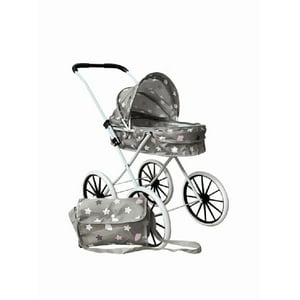 Genérico - Coche Muñecas Bolso Xl Niñas Juguete Bebé Gris