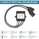 thumbnail image 2 of Conversor DC YIPIN HEXHA 12V24V a 5V 6A 30W Doble USB IP68, 2 of 3