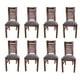 thumbnail image 1 of Pack 8 Sillas Oporto Nogal Tapiz Gris, 1 of 3