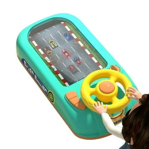 Fliperex - Juguete Simulador De Manejo Para Niños Con Volante Y Pista Verde
