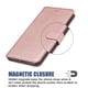 thumbnail image 3 of Funda Billetera para Motorola Edge 50 Fusion 5G con Porta Tarjetas y Soporte Ajustable Rosa, 3 of 4