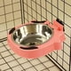 thumbnail image 3 of Plato De Acero Inoxidable Que Se Une A La Jaula Rosado, 3 of 3