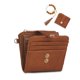 thumbnail image 1 of Cartera Sunpour RFID Pequeña de Cuero Vegano con Llavero, 1 of 7