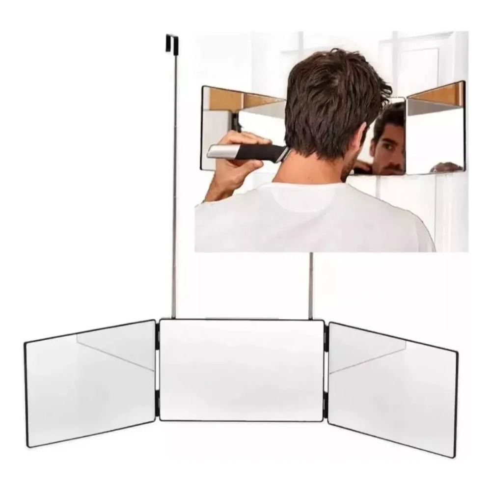 Movi - Espejo Triple De Autocorte 360