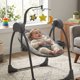 thumbnail image 5 of Silla Mecedora Bebe Columpio Electrica Bluetooth Reclinable Gris, 5 of 7