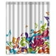 thumbnail image 1 of Cortina de ducha con notas musicales, juego de cortina de baño con ganchos, tamaño 60 x 72 pulgadas, 1 of 3