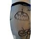 thumbnail image 3 of Pantys Media Malla Mujer Gotica Halloween Panties Estandar negro, 3 of 4