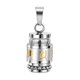 thumbnail image 4 of Acero Titanio Budismo Shurangama Mantra Colgantes Encantos Collar Plata, 4 of 5