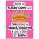 thumbnail image 1 of Funny Birthday Card for Women, Her Friends Hilarious Birthday Card, 1 of 3