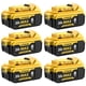 thumbnail image 1 of Batería qamqfsou 8000 mAh 20V Max, paquete de 6 para DeWalt, 1 of 7
