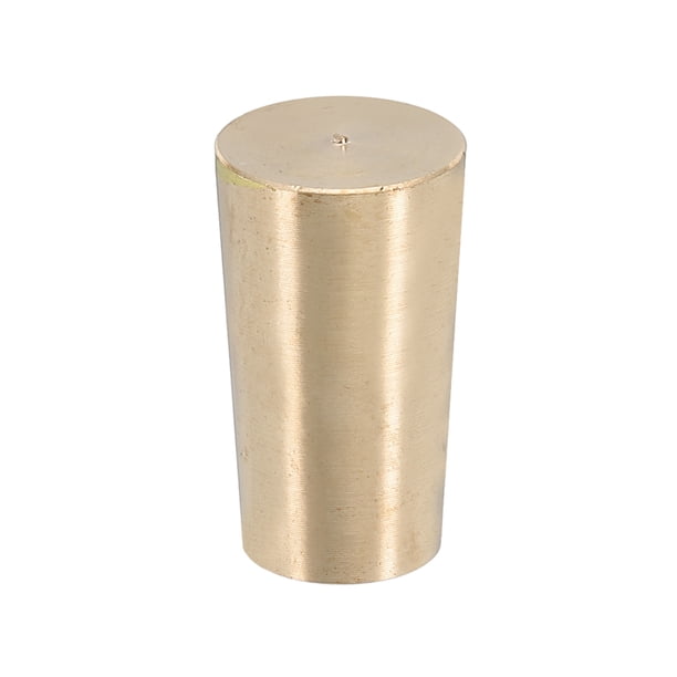Uxcell Tapón de Cobre Sólido en Forma Cónica Tapones de Laboratorio para Sellar Tubos de Cobre Mantenimiento de Condensadores de Latón 5/8"