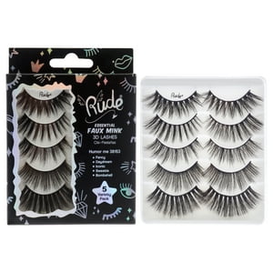 Rude Cosmetics - Pestañas Postizas Esenciales De Visón - Humor Me By Para Mujeres - Par De Pestañas