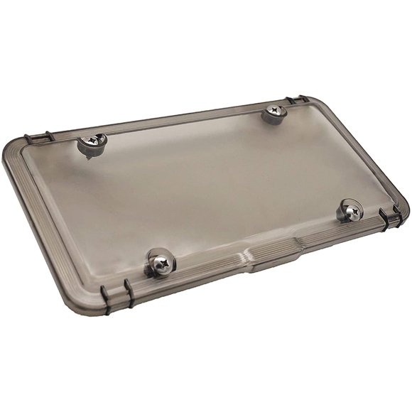 Cubierta para Placa de Matrícula Luxe Shield Acero Inoxidable Ahumado