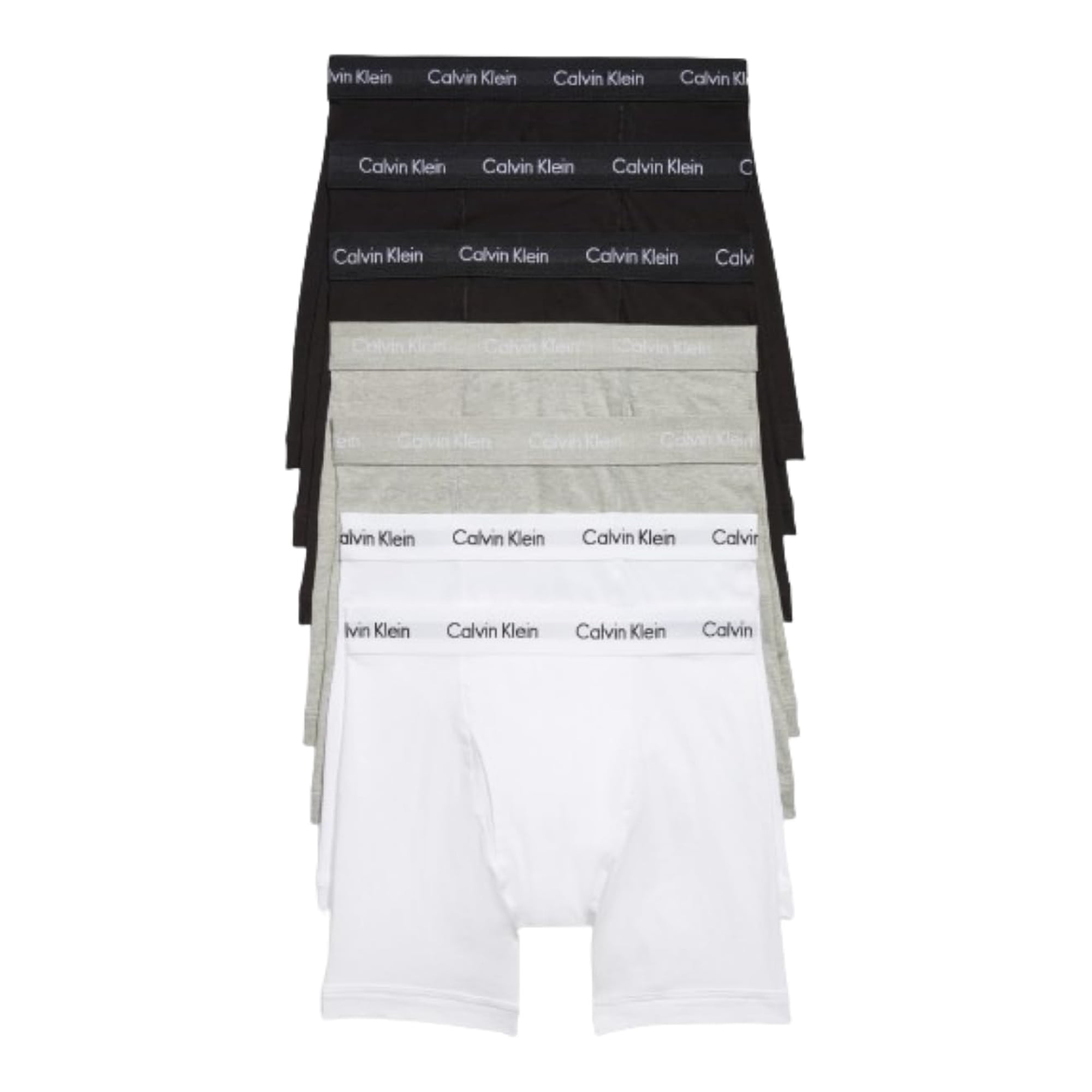 Calzoncillos Tipo Bóxer Calvin Klein De Algodón Elástico Para Hombre, Paquete De 7 Unidades, Talla M