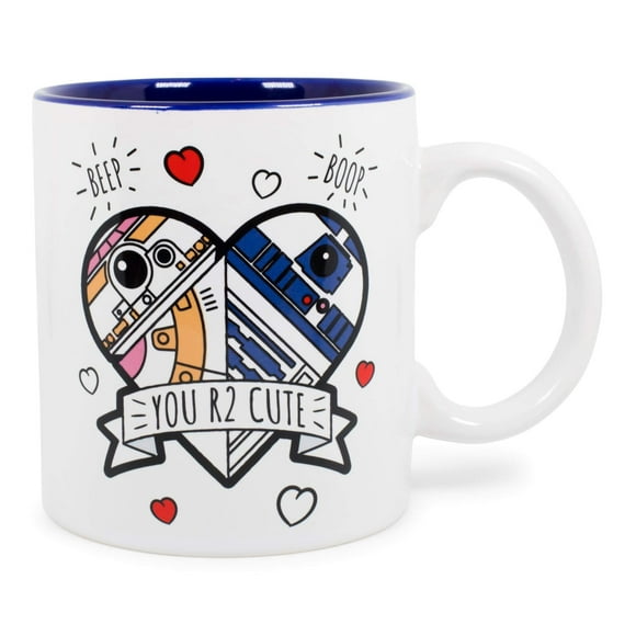 Taza de café Silver Buffalo Exclusive Star Wars R2-D2 BB-8