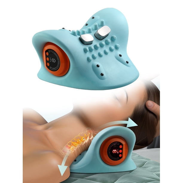 Cervical Massager for Adult Cervical Repair Traction Portable Neck and Head Acupoint Massage Pillow