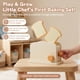 thumbnail image 4 of Set de Alimentos de Juguete con Tostadora para Cocina de Madera WoodenEdu, 4 of 6