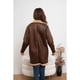 thumbnail image 4 of Chaqueta Abrigo Mujer Largo Interior Chiporro Tendencia Moda 7586, 4 of 4