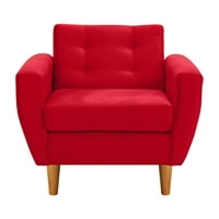 Bodevir - Sofa Bote 1C Felpa 04 Rojo