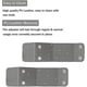 thumbnail image 2 of Ajustador de cinturón de seguridad, clips universales para cinturón de seguridad de vehículo, protector de cuello y hombros con bloqueo (gris, 2 unidades), 2 of 5