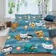 thumbnail image 2 of Octonautas Conjunto de sábanas temático, trío de piezas, cómodo y amigable con la piel, diseño único, regalo de decoración para el hogar para familiares, amigos y fans, 90 cm * 190 cm, 2 of 6