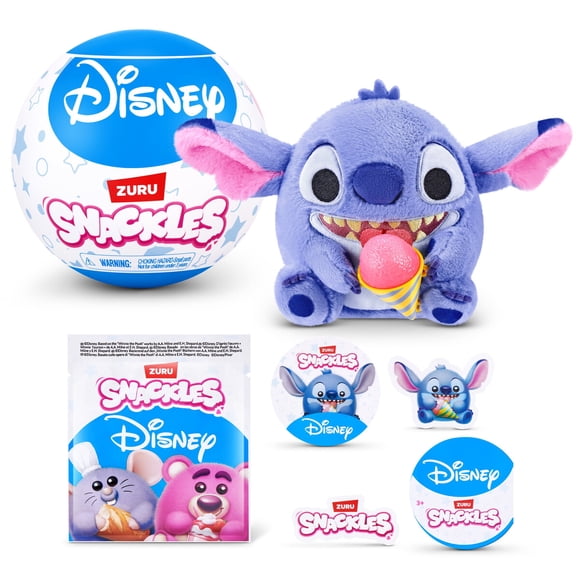 Peluche Disney Snackles 5in Capsula Sorpresa Variada