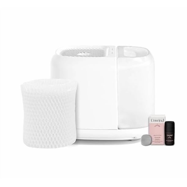 Humidificador con toldo para habitación grande, tanque de 5.5 litros, 36 horas de funcionamiento, bl