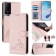 thumbnail image 1 of Funda tipo cartera FOXDOCK para TCL 50XE 5G con soporte, ranuras, RFID, diseño de gato, 1 of 5
