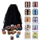 thumbnail image 3 of Juego de dados AUSTOR, 100 unidades, 6 caras, 16 mm, dos colores, con bolsa, 3 of 7