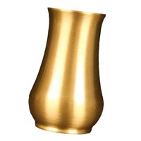 Bothyi - Florero De Latón De 8,5 Cm X 5,5 Cm, Maceta Para Mesa De Comedor, Decoración Del Hogar