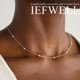 thumbnail image 4 of Collar IEFWELL de 46 cm Plata Cadena Satélite de 1,6 mm, 4 of 6