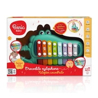 Benic Baby - Xilófono De Cocodrilo Con Baquetas Y Colores Vibrantes