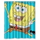 thumbnail image 1 of Bonita cortina de ducha de la película Bob Esponja, juego de cortinas de baño con ganchos, tamaño 60 x 72 pulgadas., 1 of 3