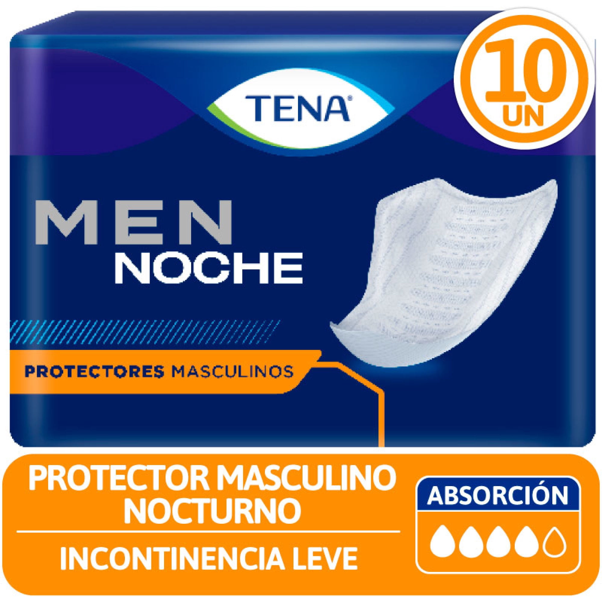 Protector Incontinencia Men Noche 10 Un Tena
